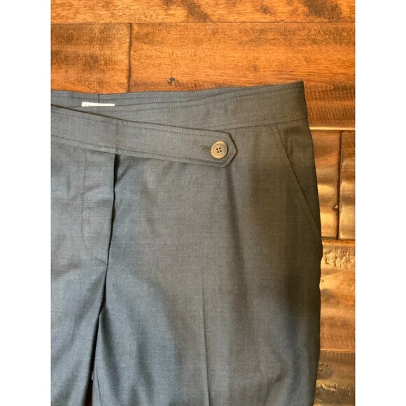 Brunello Cucinelli Gray Wool Dress Pants, Size 12 | 48 - Picture 2 of 5